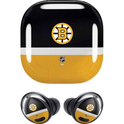 NHL Boston Bruins Jersey Galaxy Buds Pro Skin